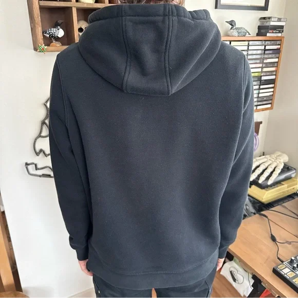 Carhartt Black Clarksburg Pullover Hooded Sweatshirt Hoodie 102790 001 ~ Size L - Picture 5 of 8